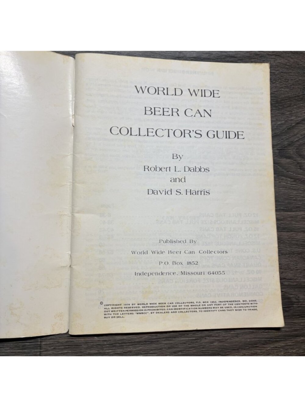 2 VTG Beer Can Collectors Bible Jack Martells 1977 & World Wide Guide 1974 Dabbs - Picture 9 of 16